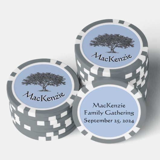 Poker Chips - stamboom (Opstapeling)