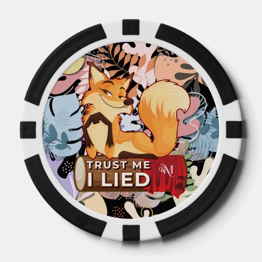 Poker Chips : Trust Me I Lied (black) (Voorkant)