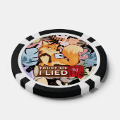 Poker Chips : Trust Me I Lied (black) (Enkel)