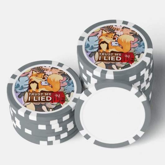 Poker Chips : Trust Me I Lied (grey) (Opstapeling)