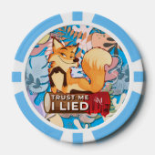 Poker Chips : Trust Me I Lied (light blue) (Voorkant)