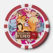 Poker Chips : Trust Me I Lied (red) (Voorkant)