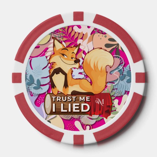 Poker Chips : Trust Me I Lied (red) (Voorkant)
