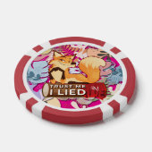 Poker Chips : Trust Me I Lied (red) (Enkel)