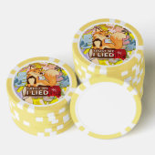 Poker Chips : Trust Me I Lied (yellow) (Opstapeling)