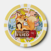 Poker Chips : Trust Me I Lied (yellow) (Voorkant)