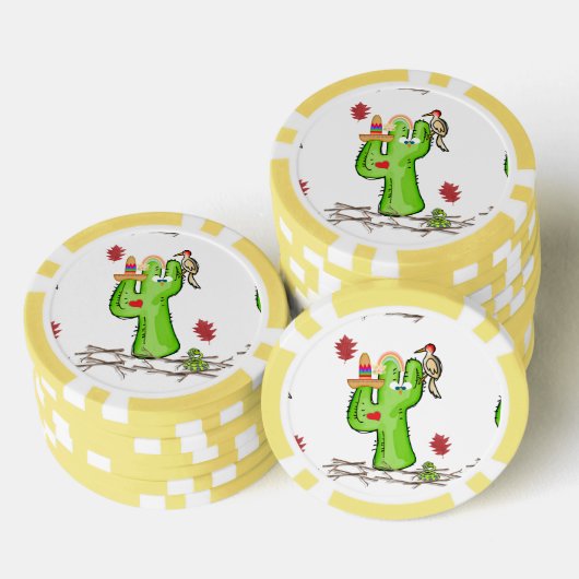 Poker Chips Vogelcactus (Opstapeling)