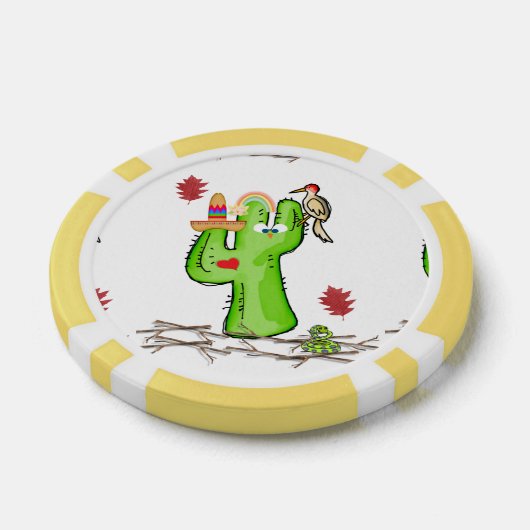 Poker Chips Vogelcactus (Enkel)