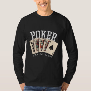 Poker citaat voor gokker t-shirt