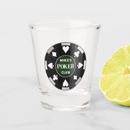 Poker Club Chip Shot Glas Drinkware