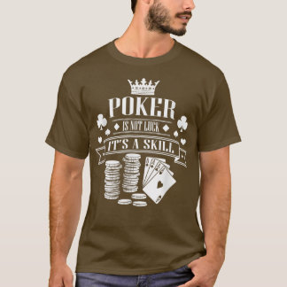 Poker Cool Gambling Casino Kaart Game Blackjack T-shirt
