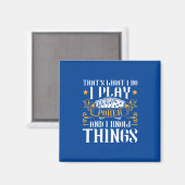 Poker dat is wat ik speel magneet (Voorkant / Achterkant)