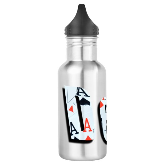 Poker, Deal, Logo, Herbruikbare waterfles (Links)