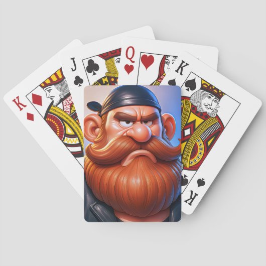 Poker Deck Tough Face (Achterkant)