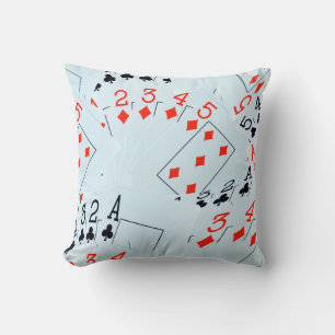Poker, diamanten en clubs, gooi kussen