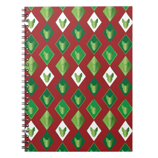 Poker Diamond Bull Terrier Notitieboek (Voorkant)