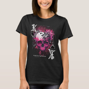 Poker die Kaart speelt Apparel koning van de harte T-shirt