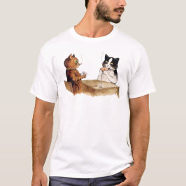  poker die katten speelt t-shirt
