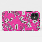 Poker Diva Poker Chips Case-Mate iPhone Case (Achterkant (horizontaal))