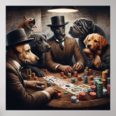 Poker Dogs Poster (Voorkant)