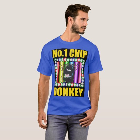 Poker Donkey - T-Shirt (Voorkant volledig)