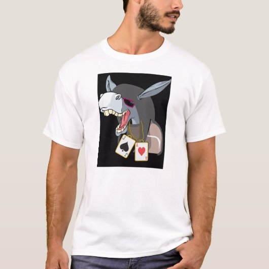 Poker Donkey T-shirt (Voorkant)