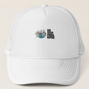 Poker - Eat. Slaap. Poker. Herhaal. Trucker Pet