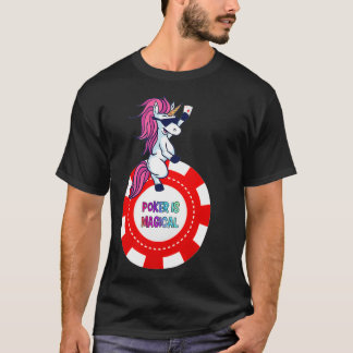 Poker Eenhoorn T Poker Player Eenhoorn Lover Gift T-shirt