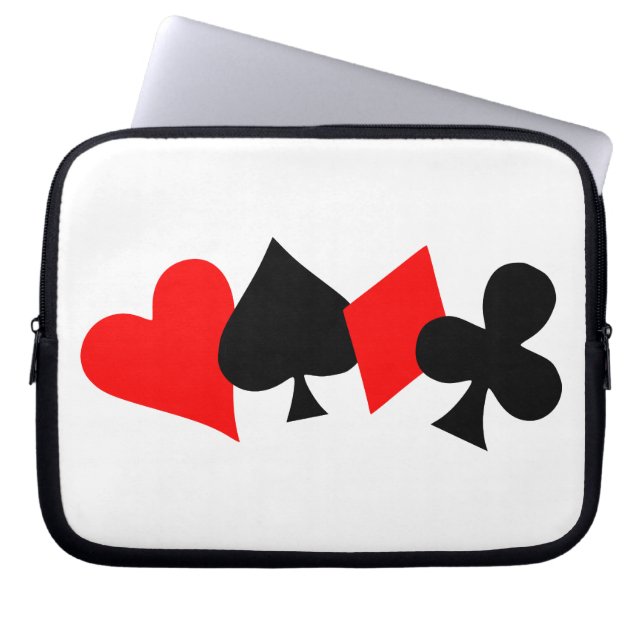Poker Electronics Bag Laptop Sleeve (Voorkant)