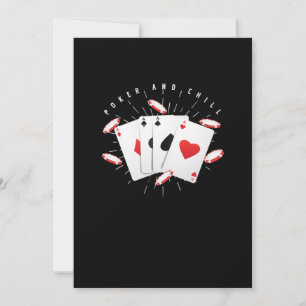 Poker En Chillen Speelkaarten Casino Gokken Cadeau Kaart