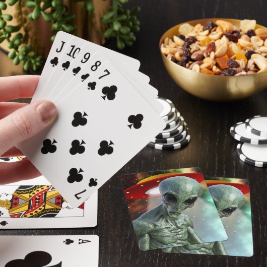 Poker Face Alien Pokerkaarten (Insitu)