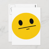 Poker Face Briefkaart (Voorkant / Achterkant)