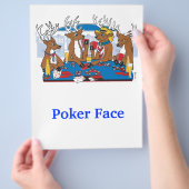 Poker Face Deer Flyer (Hand)