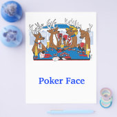 Poker Face Deer Flyer (Enkel)