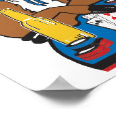 Poker Face Hert Poster (Hoek)