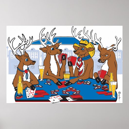 Poker Face Hert Poster (Voorkant)