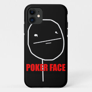 Poker Face - iPhone 5 Black Hoesje