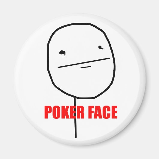 Poker Face - Magneet (Voorkant)