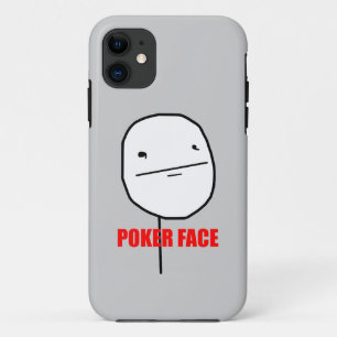 Poker Face Meme iPhone 11 Hoesje