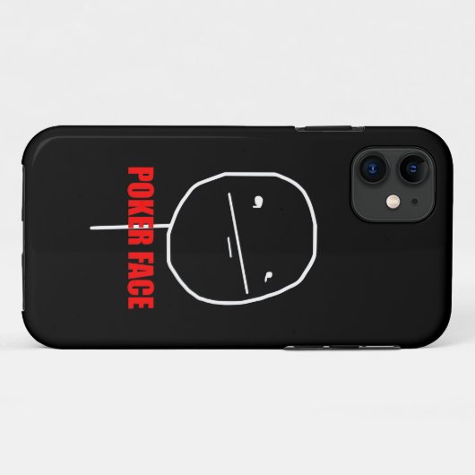 Poker Face Meme Case-Mate iPhone Case (Achterkant (horizontaal))