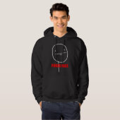Poker Face Meme Hoodie (Voorkant volledig)
