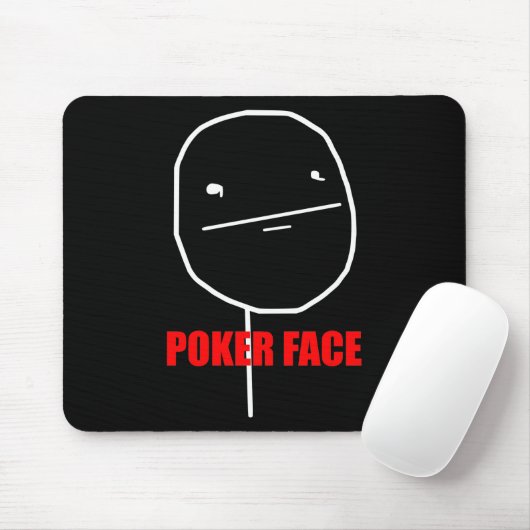Poker Face Meme Muismat (Met muis)