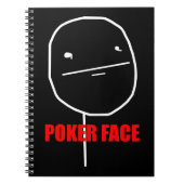 Poker Face Meme Notitieboek (Voorkant)
