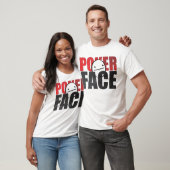 Poker Face Meme White T-shirt! T-shirt (Unisex)