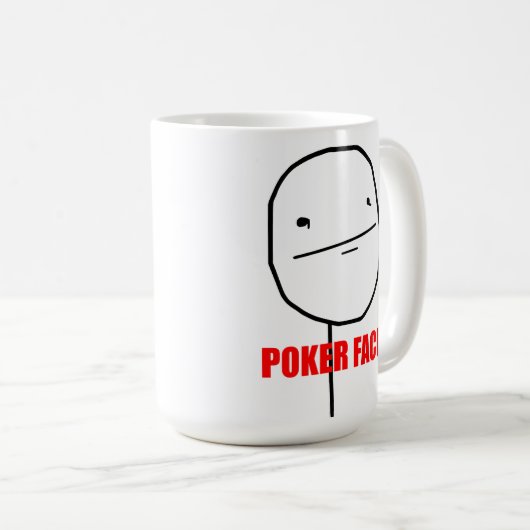 Poker Face - Mok (Voorkant rechts)