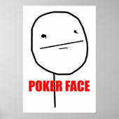 Poker Face - Poster (Voorkant)