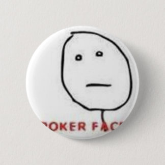 Poker Face Rage Comic Ronde Button 5,7 Cm