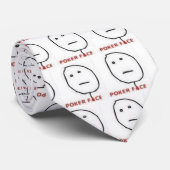 Poker Face Rage Comic Stropdas (Opgerold)