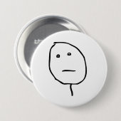 Poker Face Rage Face Meme Ronde Button 7,6 Cm (Voorkant /achterkant)