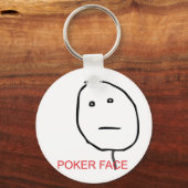 Poker Face Sleutelhanger (Voorkant)